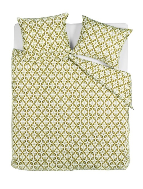 Beddinghouse Mae Groen dekbedovertrek