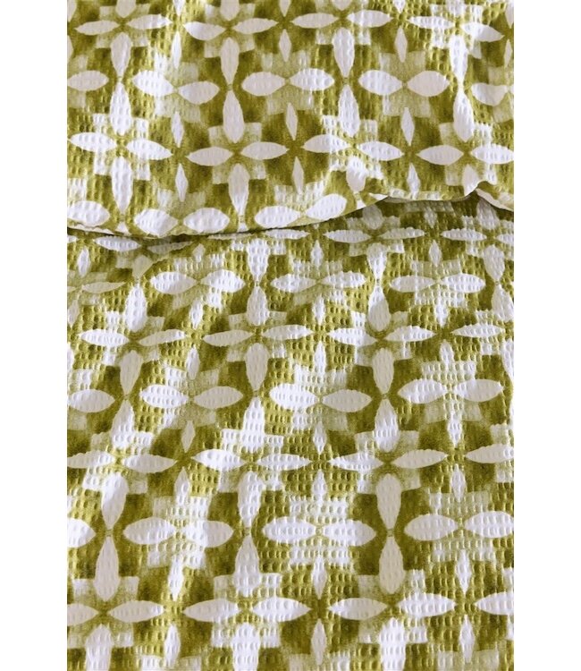 Beddinghouse Mae Groen dekbedovertrek