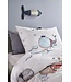 Beddinghouse x Hanneke de Jager Whaletastic Blauw dekbedovertrek