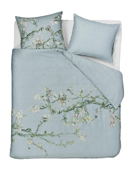 Beddinghouse x Van Gogh Museum Blossom Blauw Grijs dekbedovertrek