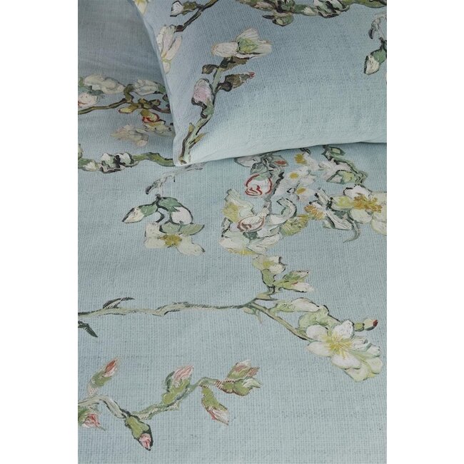 Beddinghouse x Van Gogh Museum Blossom Blauw Grijs dekbedovertrek