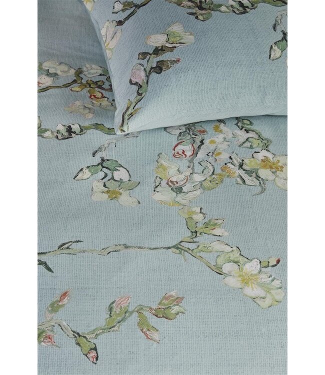 Beddinghouse x Van Gogh Museum Blossom Blauw Grijs dekbedovertrek