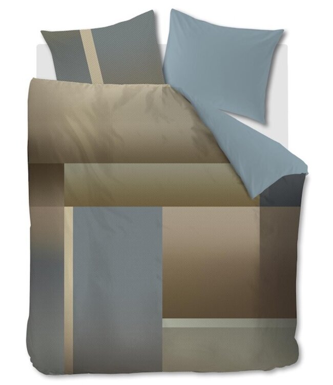 Kardol by Beddinghouse Sloane Square Blauw Grijs dekbedovertrek