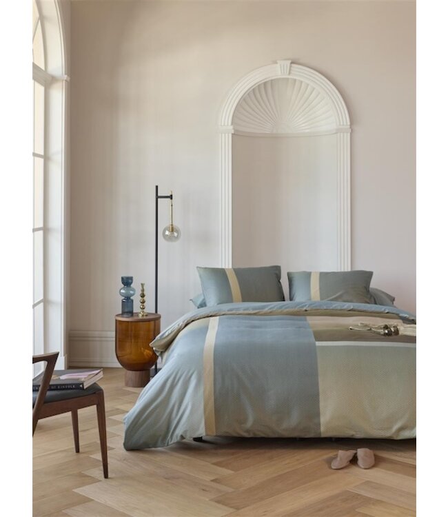 Kardol by Beddinghouse Sloane Square Blauw Grijs dekbedovertrek