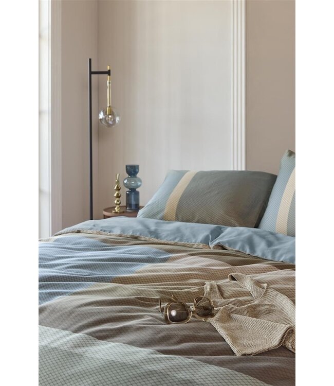 Kardol by Beddinghouse Sloane Square Blauw Grijs dekbedovertrek