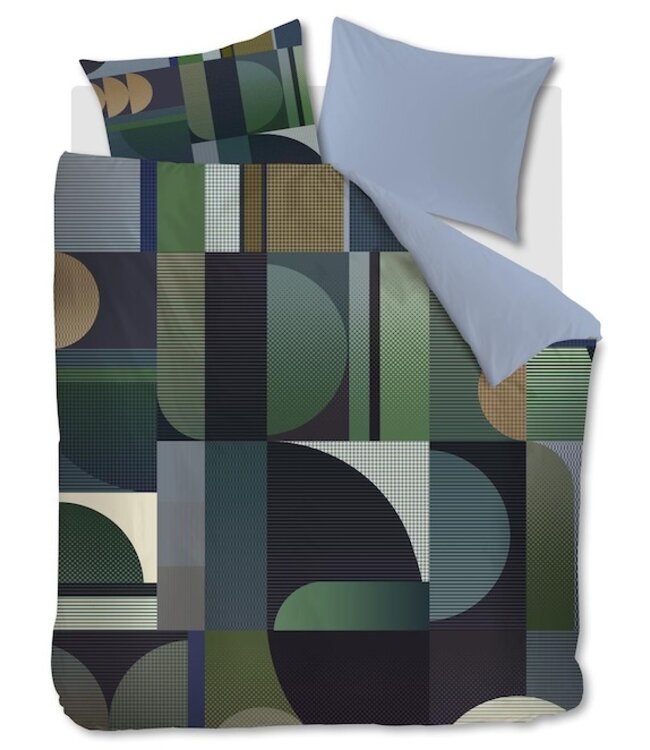 Kardol by Beddinghouse Utopia Blauw Groen dekbedovertrek