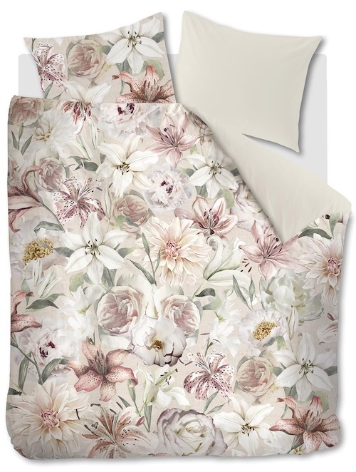 Riviera Maison Lily Love Roze dekbedovertrek