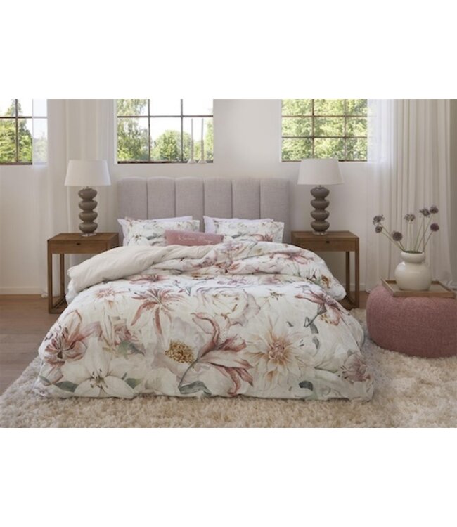 Riviera Maison Lily Love Roze dekbedovertrek