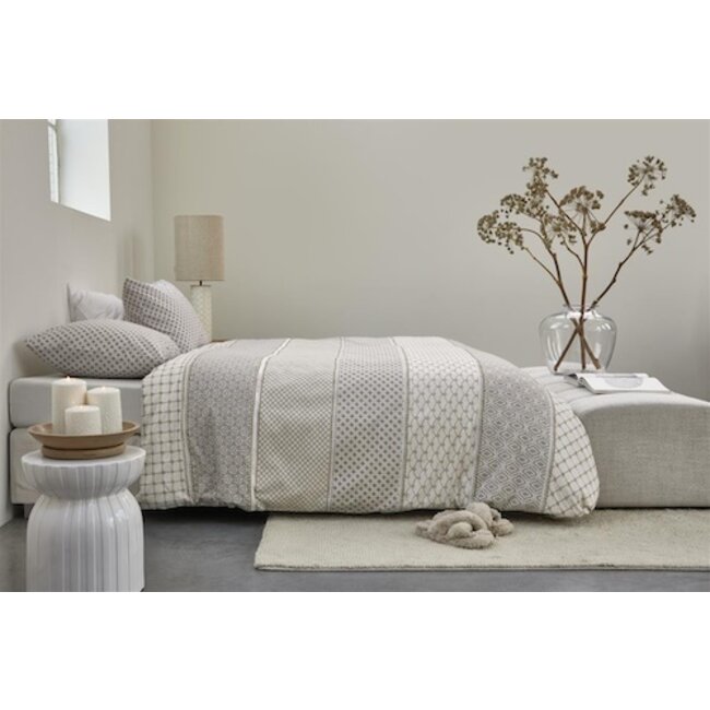 Riviera Maison Ropes Taupe dekbedovertrek