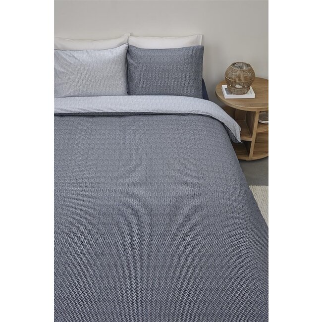 Riviera Maison Twisted Blauw dekbedovertrek