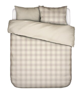 Essenza Essenza Chess Oatmeal dekbedovertrek