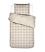 Essenza Chess Oatmeal dekbedovertrek