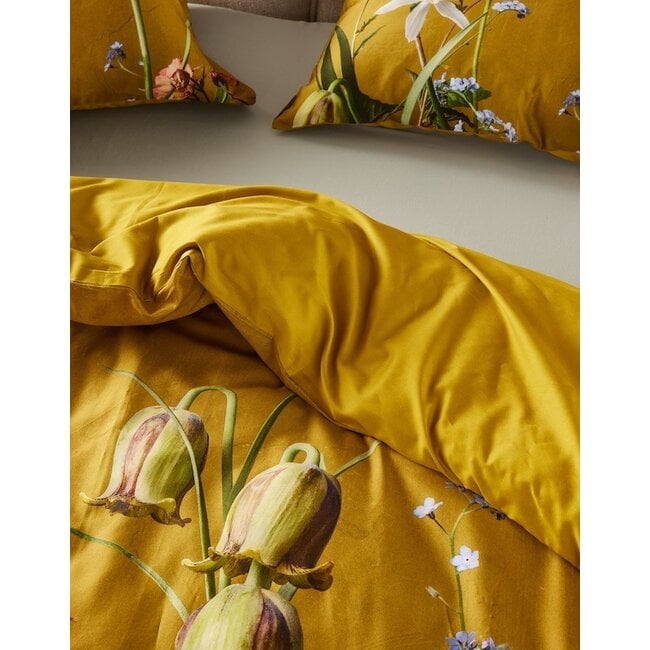 Essenza Ficaria Flower ochre dekbedovertrek