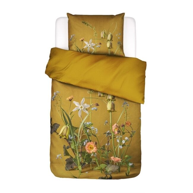 Essenza Ficaria Flower ochre dekbedovertrek