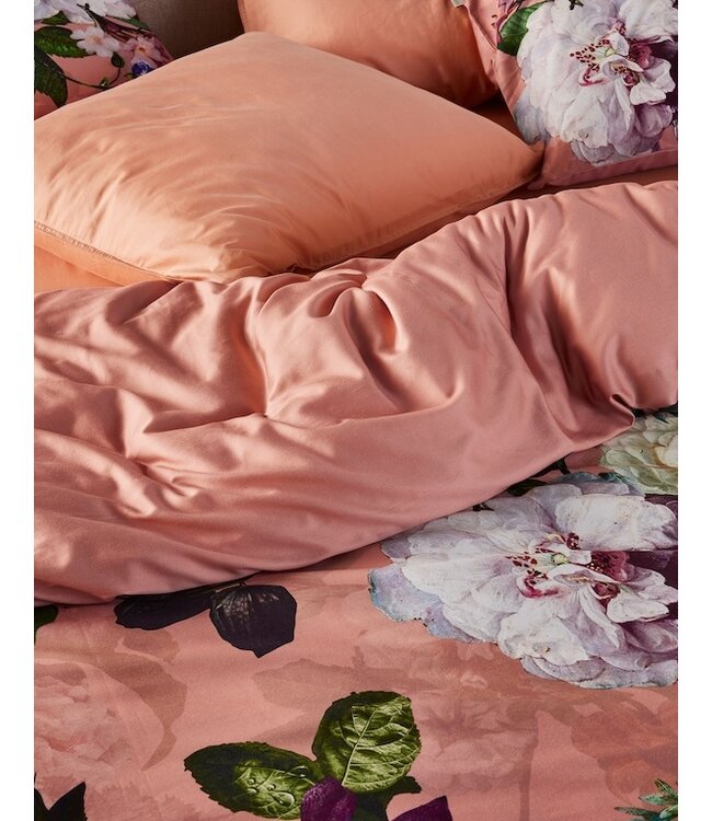 Essenza Fleur Evening rose dekbedovertrek