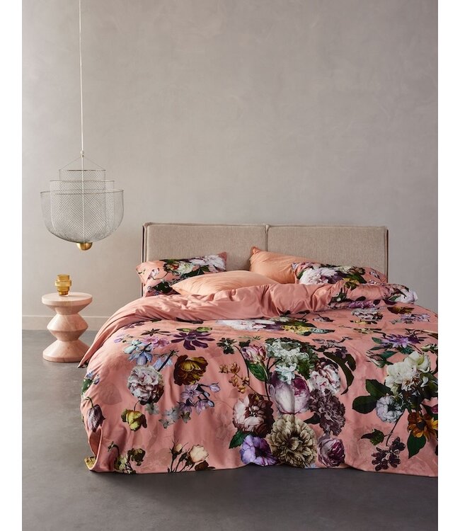 Essenza Fleur Evening rose dekbedovertrek