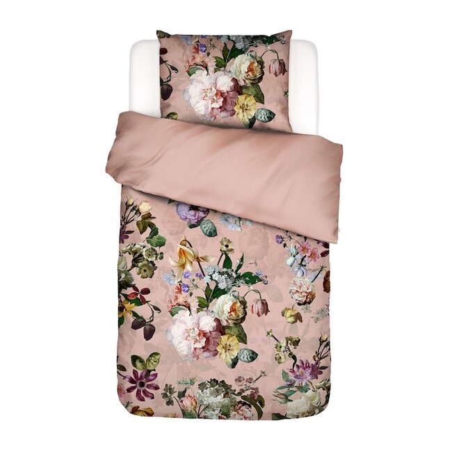 Essenza Fleur Evening rose dekbedovertrek
