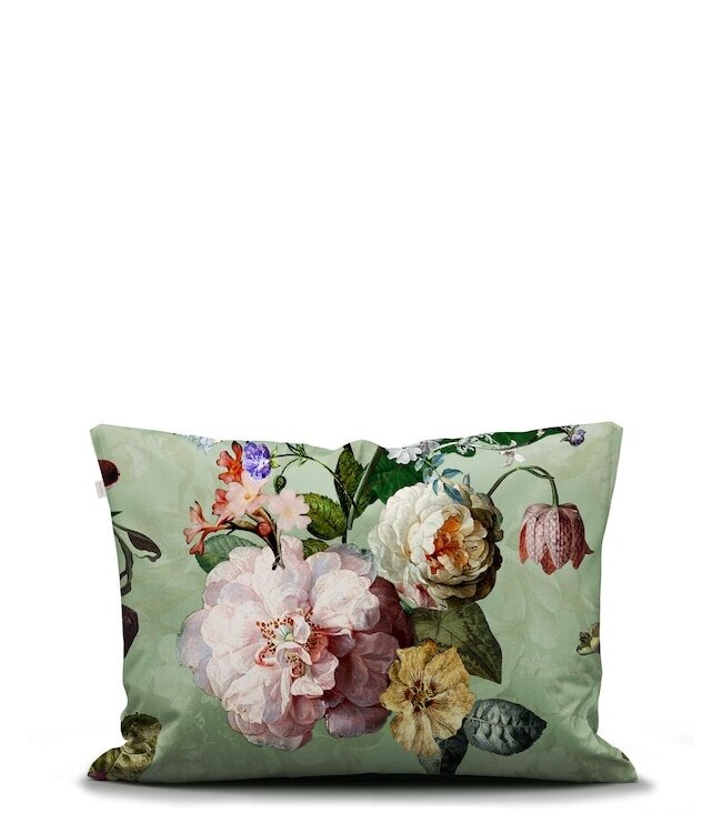 Essenza Fleur Quiet green dekbedovertrek