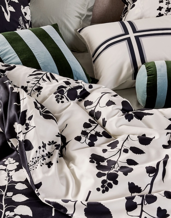 Essenza Liva Anthracite dekbedovertrek