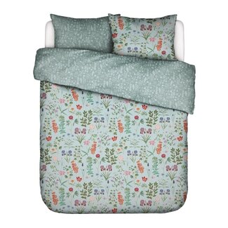 Essenza Marigold Pastel blue dekbedovertrek