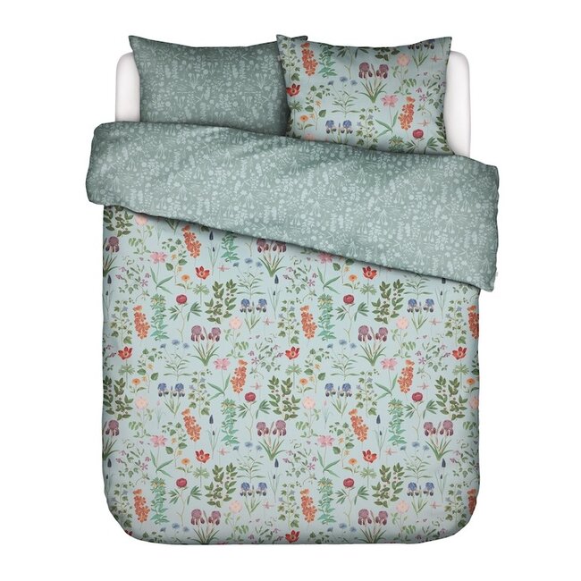 Essenza Marigold Pastel blue dekbedovertrek