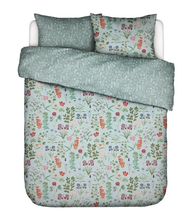 Essenza Marigold Pastel blue dekbedovertrek