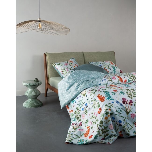 Essenza Marigold Pastel blue dekbedovertrek