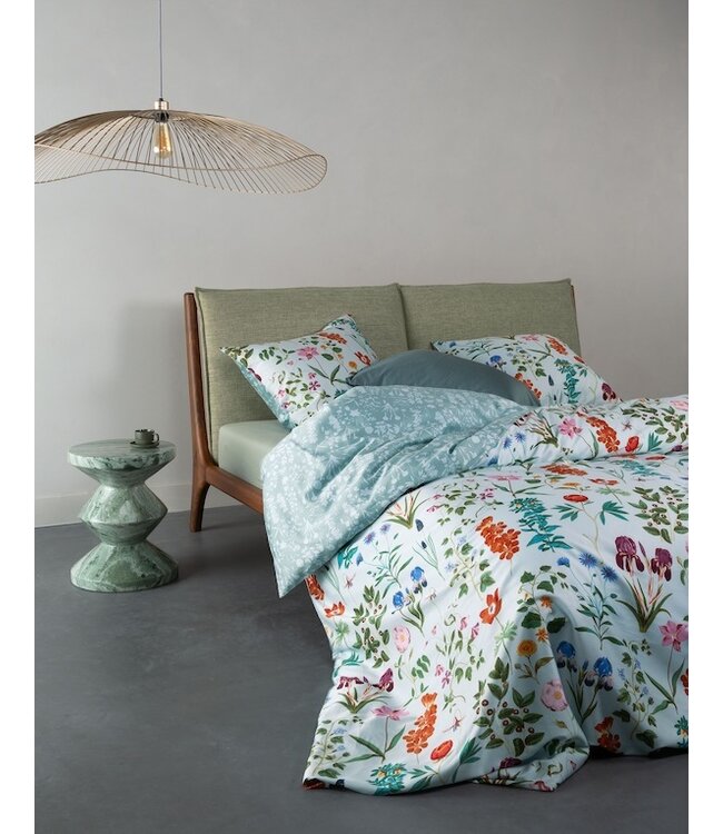 Essenza Marigold Pastel blue dekbedovertrek