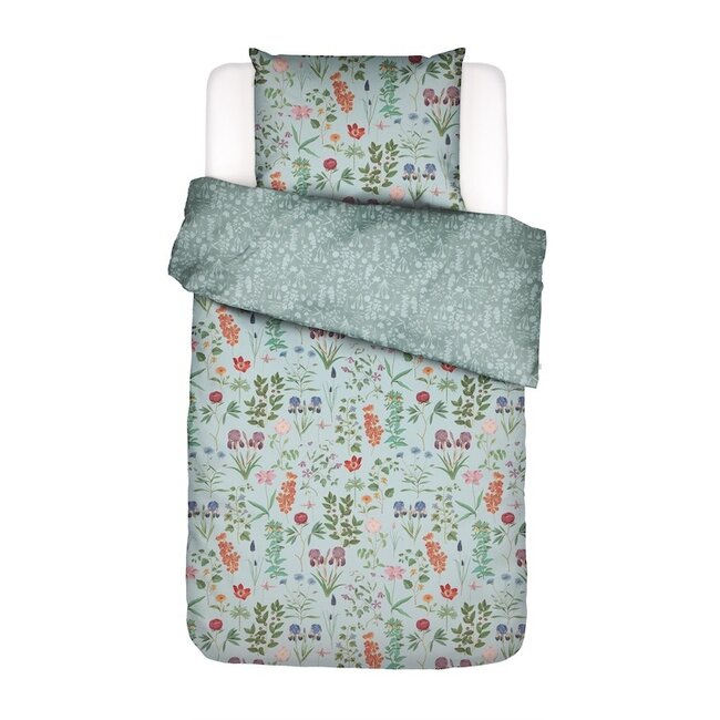 Essenza Marigold Pastel blue dekbedovertrek