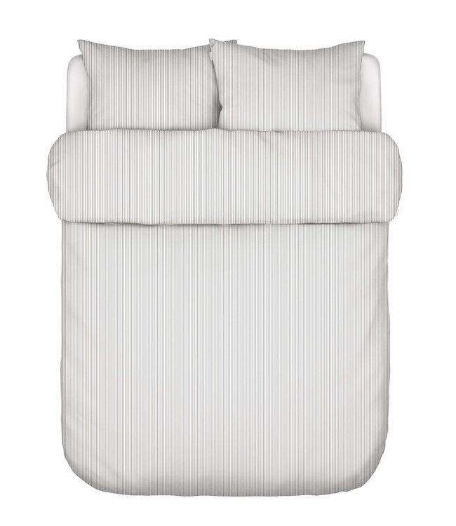 Marc O'Polo Classic Fine Stripe Anthracite dekbedovertrek