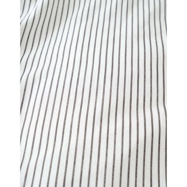 Marc O'Polo Classic Fine Stripe Anthracite dekbedovertrek