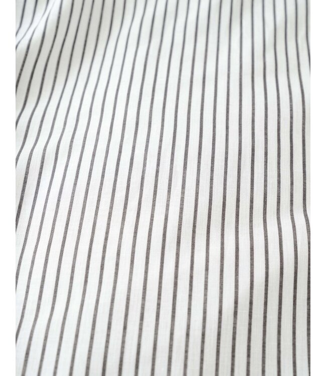 Marc O'Polo Classic Fine Stripe Anthracite dekbedovertrek