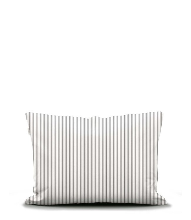 Marc O'Polo Classic Fine Stripe Anthracite dekbedovertrek