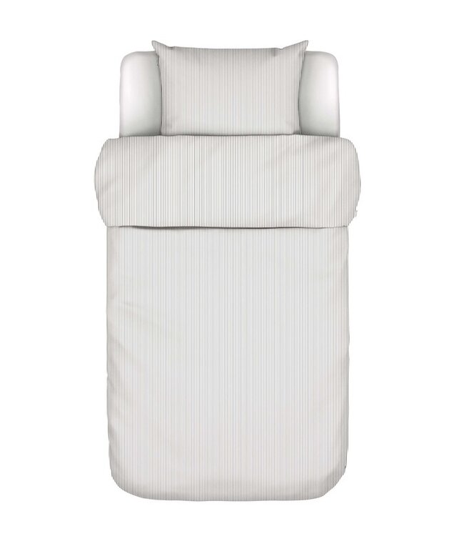 Marc O'Polo Classic Fine Stripe Anthracite dekbedovertrek