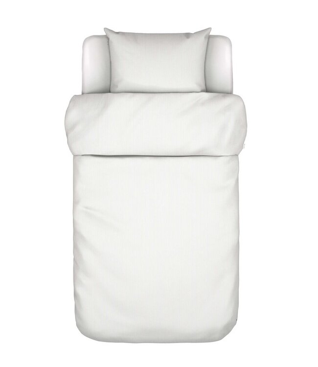 Marc O'Polo Classic Fine Stripe Grey mist dekbedovertrek