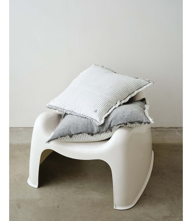 Marc O'Polo Fine Stripe Anthracite sierkussen