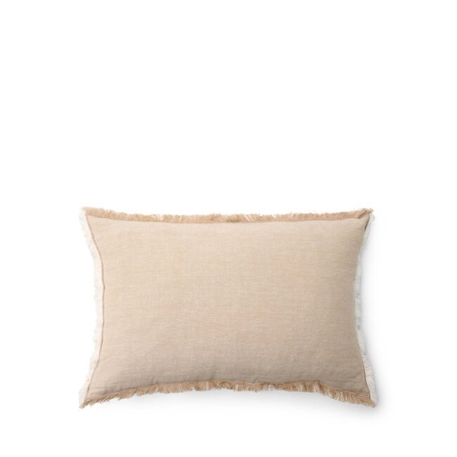 Marc O'Polo Fine Stripe Dark sand sierkussen