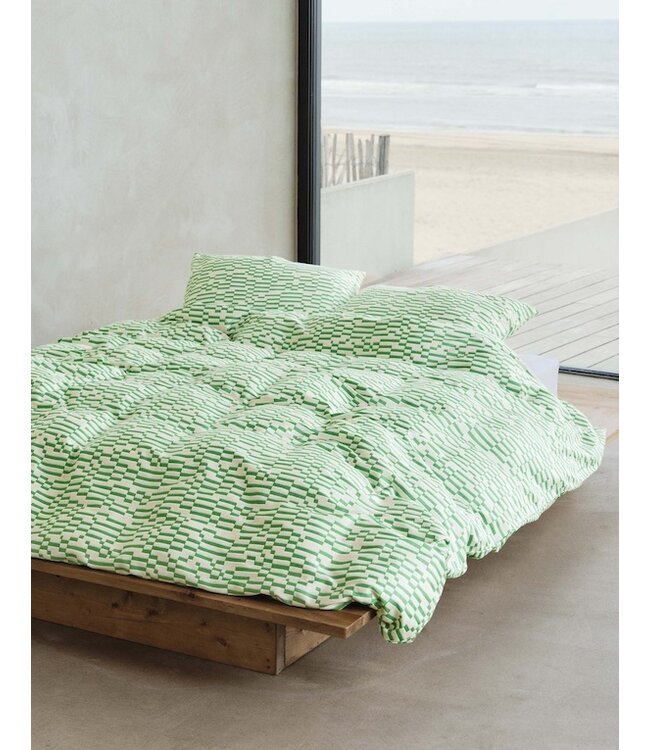 Marc O'Polo Harpa Fern green dekbedovertrek