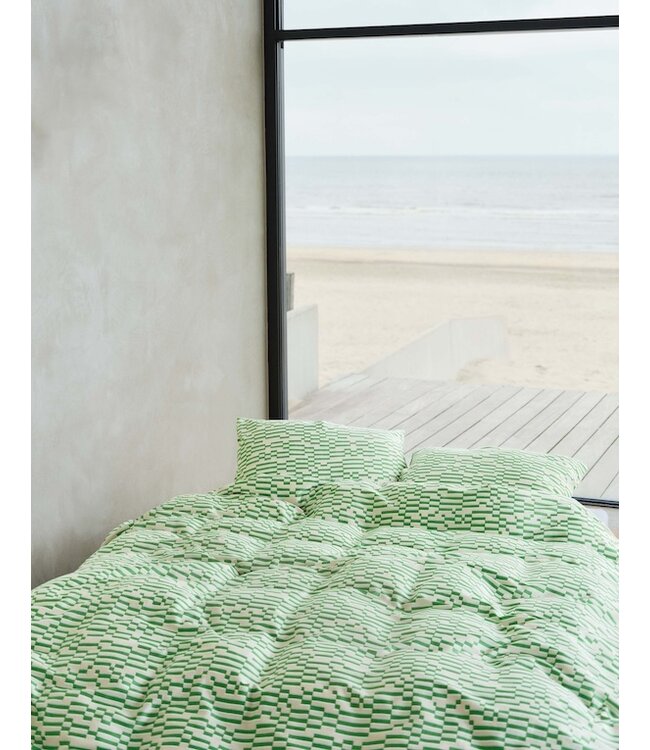 Marc O'Polo Harpa Fern green dekbedovertrek