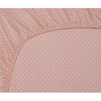 Pip Studio Pip Studio Cross Stitch Koraalrood hoeslaken