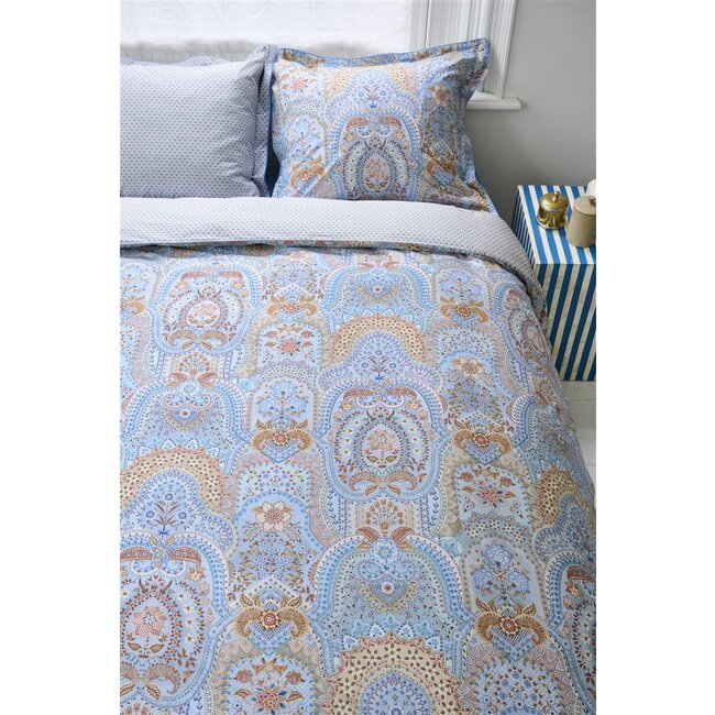 Pip Studio Jabali Flower Blauw dekbedovertrek