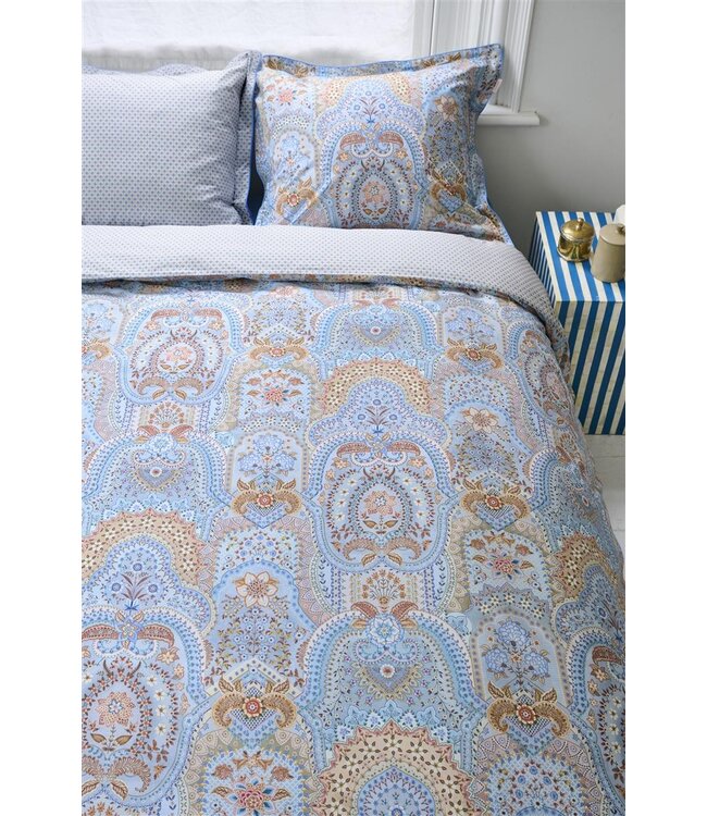 Pip Studio Jabali Flower Blauw dekbedovertrek