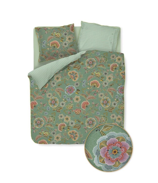 Pip Studio Matata Groen dekbedovertrek