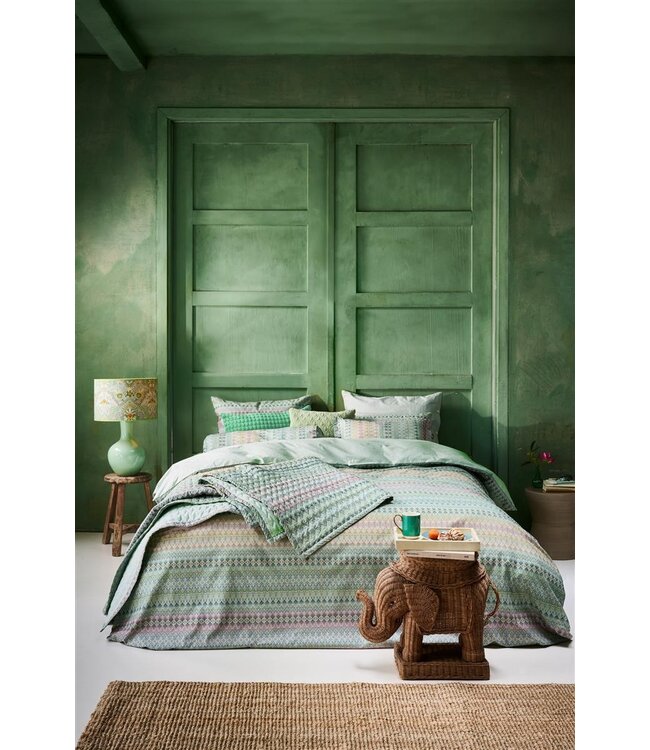Pip Studio Ashanti Groen dekbedovertrek