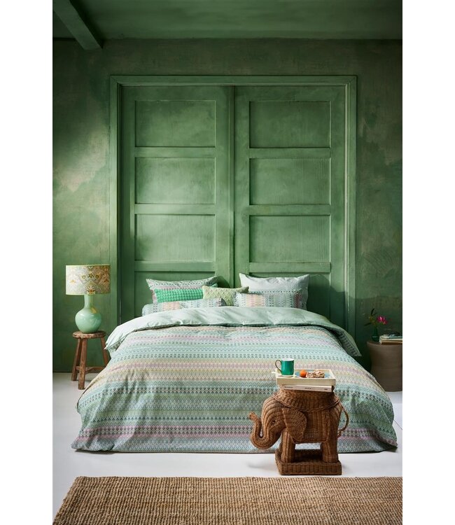 Pip Studio Ashanti Groen dekbedovertrek