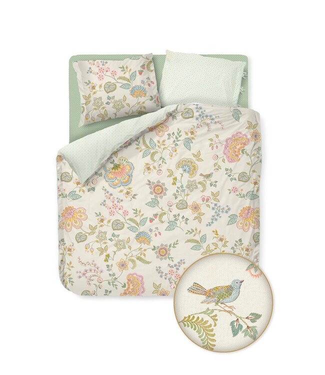 Pip Studio Buenas Tardes Gebroken wit dekbedovertrek