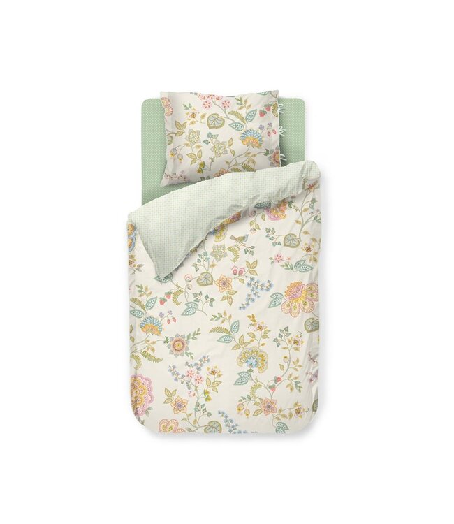 Pip Studio Buenas Tardes Gebroken wit dekbedovertrek