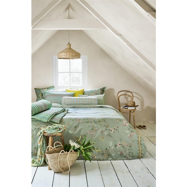 Pip Studio Kili Flower Groen dekbedovertrek