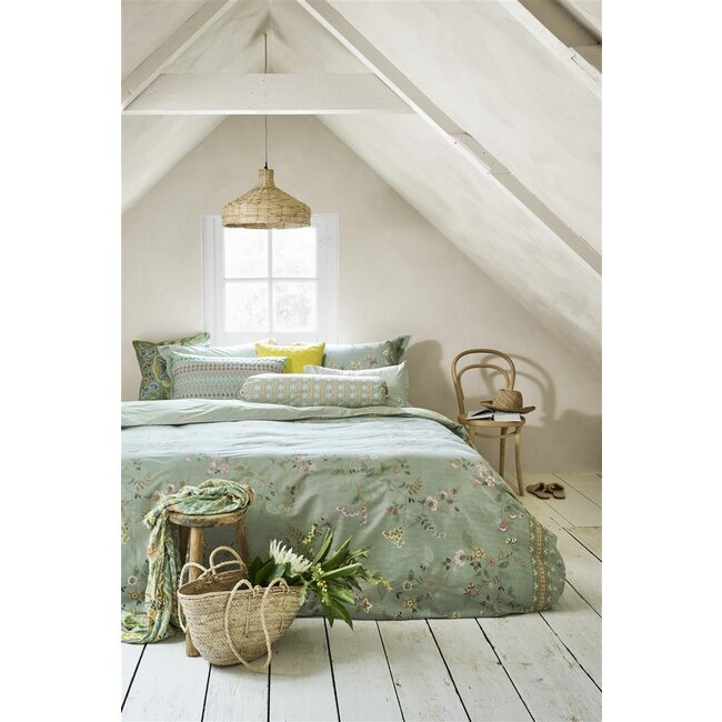 Pip Studio Kili Flower Groen dekbedovertrek