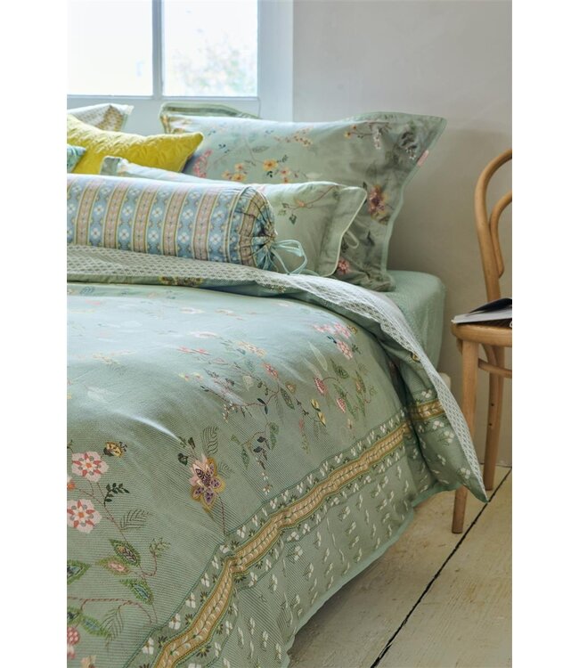 Pip Studio Kili Flower Groen dekbedovertrek